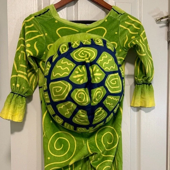 Green Turtle Costume for Kids Size 3-4 - Picture 5 of 7
